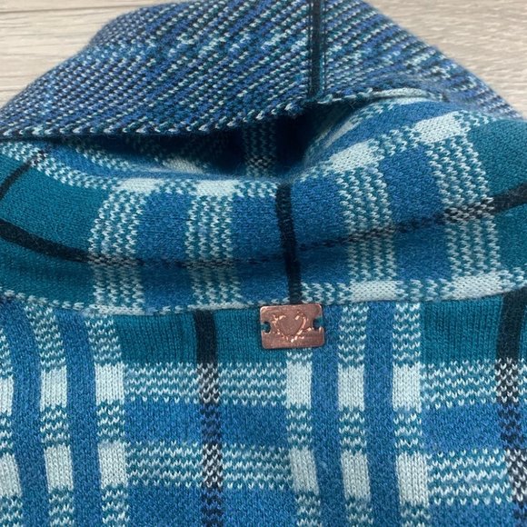 Knitz For Love & Lemons Green Grandpa’s Plaid Cardigan - Picture 4 of 12